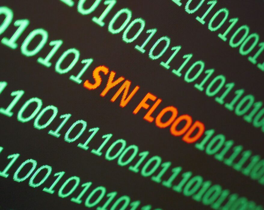 SYN flood attack