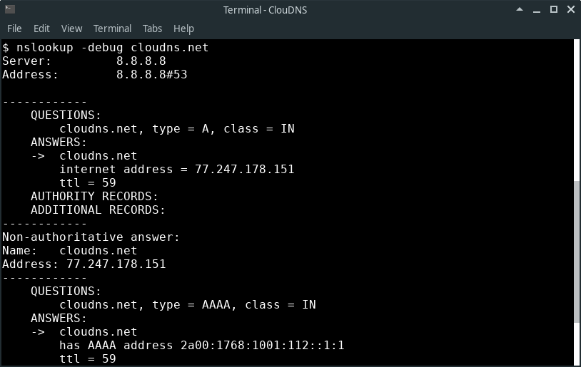 10 most used Nslookup commands